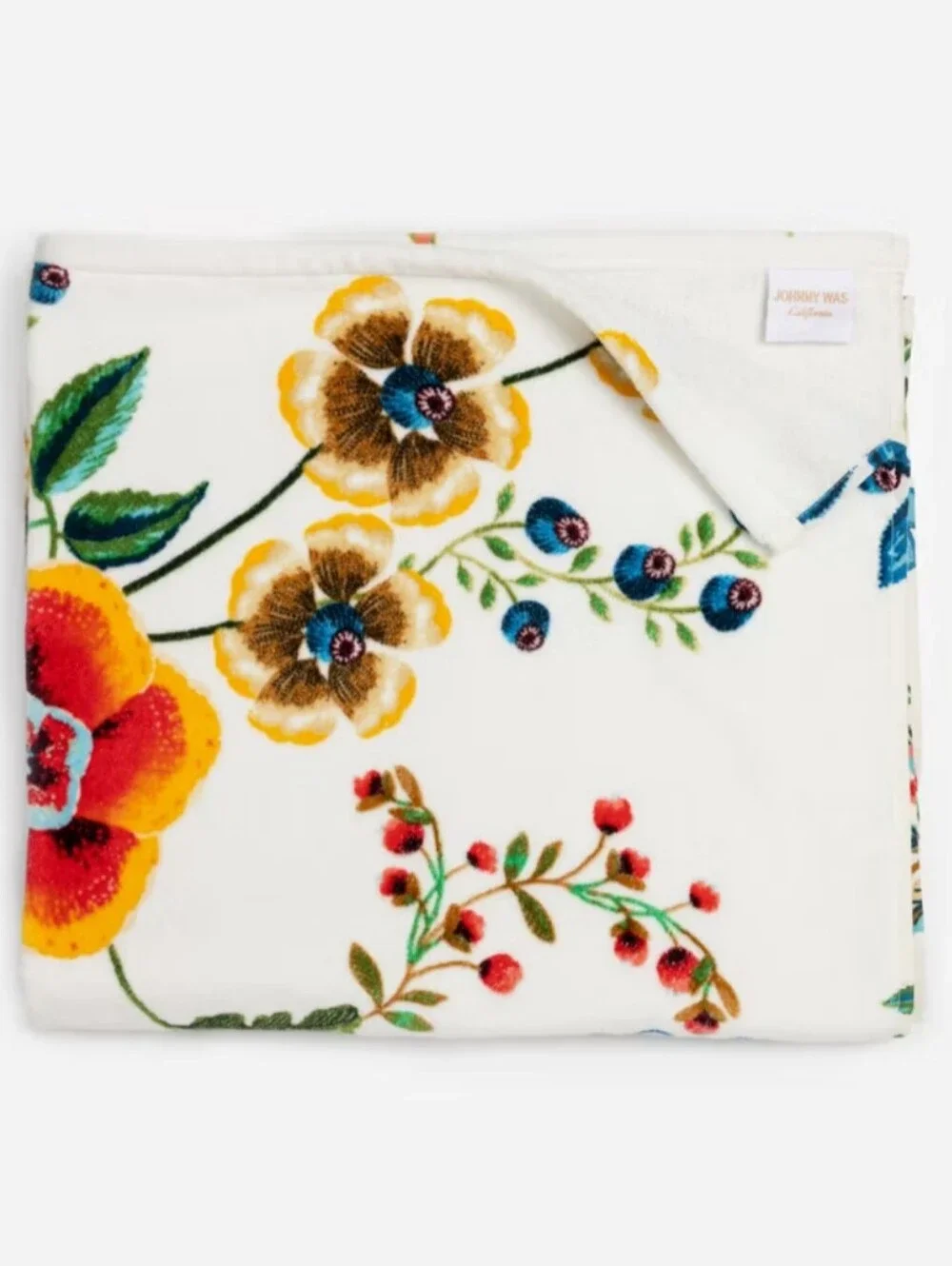 NWT Johnny Was Wildflower Beach Towel